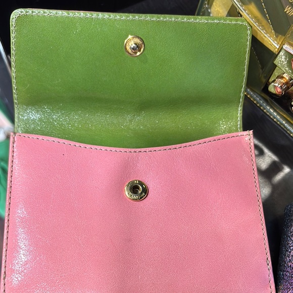 Kate Spade Pink Wallet Glossy Finish Statement Accessory - Picture 2 of 4